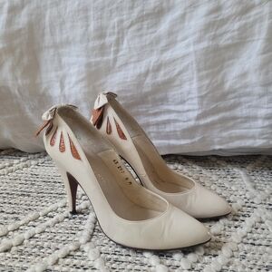 Elegant Cream High Heels